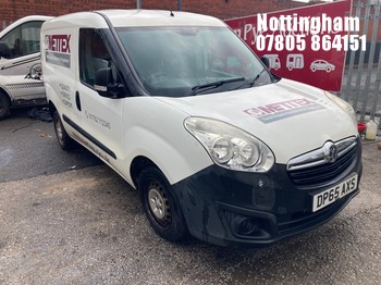 Location: Nottingham - 2015 Vauxhall Combo 2000 L1H1 CDTI Panel Van REG: DP65AXS, 1248cc Diesel, 5 Speed Manual Diesel, Former Keepers: 1, Keys: Yes, MOT Expiry date: 22/11/2026