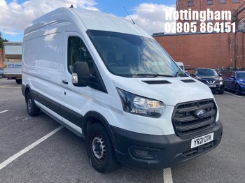 Location: Nottingham - 2021 FORD TRANSIT 350 LEADER ECOBLU PANEL VAN REG: YR21OTK, 1995CC DIESEL, 6 SPEED MANUAL DIESEL, Former Keepers: 0, Keys: Yes, MOT Expiry date: 06/07/2027