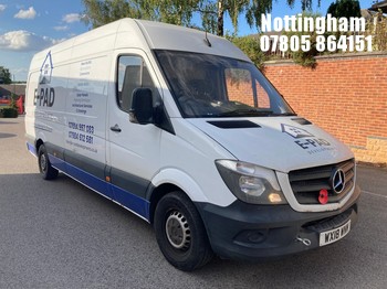 Location: Nottingham - 2018 MERCEDES-BENZ SPRINTER 314CDI PANEL VAN REG: WX18WNM, 2143CC DIESEL, 6 SPEED MANUAL DIESEL, Former Keepers: 2, Keys: Yes, MOT Expiry date: 19/02/2027