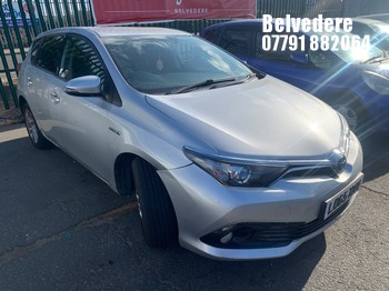 Location: BELVEDERE - 2016 TOYOTA AURIS BNES ED VVT-I HYBRI 5 Door Hatchback REG: LO65XNV, 1798cc Hybrid, Variable 1 Speed Auto Petrol/E, Former Keepers: 4, Keys: No, MOT: Expiry date05.11.2026