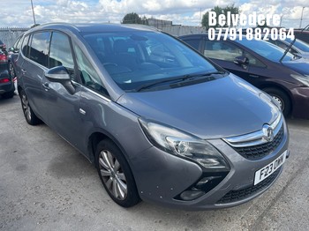 Location: BELVEDERE - 2015 VAUXHALL ZAFIRA TOURER T-L CDTI EF MPV REG: F23OWN, 1598cc Diesel, 6 Speed Manual Diesel, Former Keepers: 7, Keys: No, MOT: Expiry date17.10.2026