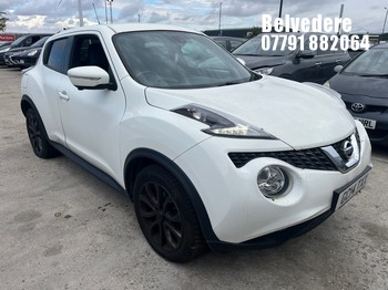 Location: Belvedere - 2014 NISSAN JUKE TEKNA DIG-T 5 DOOR HATCHBACK REG: GC14TXX, 1197cc PETROL, 5 SPEED MANUAL PETROL, Former Keepers: 2, Keys: Yes, MOT Expiry date: 05.08.2026
