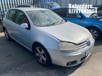 Location: Belvedere - 2006 VOLKSWAGEN GOLF TDI SPORT 5 Door Hatchback REG: GJ56UOS, Keys: No, MOT Expiry date: 27/10/2025, 1896 Diesel, 6 Speed Manual Diesel, Former Keepers: 5