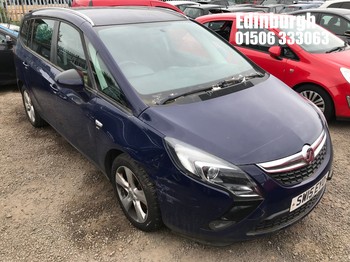 Location: Edinburgh - 2015 VAUXHALL ZAFIRA TOURER SRI CDTI MPV REG: SW15EYO, Keys: No, MOT Expiry date: 15/05/2025, 1956 Diesel, 6 Speed Manual Diesel, Former Keepers: 3