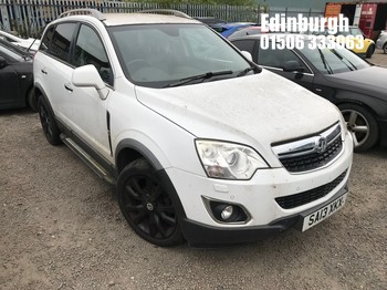 Location: Edinburgh - 2013 VAUXHALL ANTARA SE NAV CDTI S/S 4X 5 Door Hatchback REG: SA13XKX, Keys: No, MOT Expiry date: 17/05/2026, 2231 Diesel, 6 Speed Manual Diesel, Former Keepers: 5