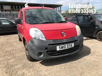 Location: Edinburgh - 2010 RENAULT KANGOO ML19 EXTRA DCI 70 Car Derived Van REG: SW10DTK, Keys: No, MOT Expiry date: 07/01/2026, 1461 Diesel, 5 Speed Manual Diesel, Former Keepers: 7