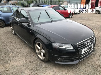 Location: Edinburgh - 2009 AUDI A4 S LINE 170 TDI DPF 4 Door Saloon REG: A14BNK, Keys: No, MOT Expiry date: 29/07/2025, 1968 Diesel, 6 Speed Manual Diesel, Former Keepers: 3