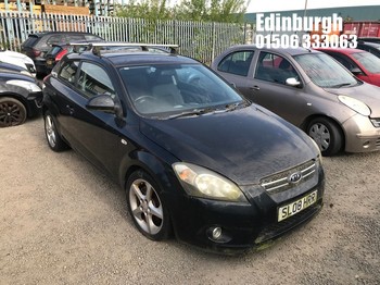 Location: Edinburgh - 2008 KIA PRO CEE'D 3 3 Door Hatchback REG: SL08HRR, Keys: No, MOT Expiry date: 21/11/2020, 1582 Diesel, 5 Speed Manual Petrol, Former Keepers: 2