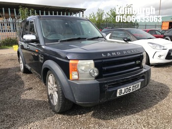 Location: Edinburgh - 2006 LAND ROVER DISCOVERY 3 TDV6 AUTO Estate REG: BJ06DSV, Keys: No, MOT Expiry date: 21/12/2024, 2720 Diesel, 6 Speed Auto Diesel, Former Keepers: 7