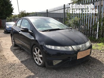 Location: Edinburgh - 2007 HONDA CIVIC EX I-CTDI 5 Door Hatchback REG: SG57VKX, Keys: No, MOT Expiry date: 04/12/2023, 2204 Diesel, 6 Speed Manual Diesel, Former Keepers: 7