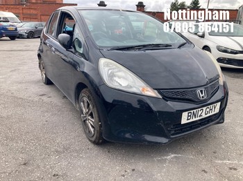 Location: Nottingham - 2012 HONDA JAZZ I-VTEC ES 5 Door Hatchback REG: BN12GHY, Keys: No, MOT Expiry date: 06/11/2026, 1339 Petrol, 5 Speed Manual Petrol, Former Keepers: 2