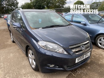 Location: Mitcham - 2008 HONDA FR-V EX I-VTEC MPV REG: SR08DVJ, Keys: No, MOT Expiry date: 01/05/2026, 1799 Petrol, 6 Speed Manual Petrol, Former Keepers: 6