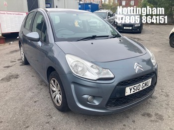 Location: Nottingham - 2010 CITROEN C3 VT 5 Door Hatchback REG: YS10GMU, Keys: No, MOT Expiry date: 11/12/2026, 1124 Petrol, 5 Speed Manual Petrol, Former Keepers: 8