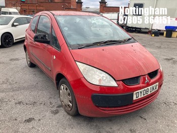 Location: Nottingham - 2008 MITSUBISHI COLT CZI 3 Door Hatchback REG: DY08UKA, Keys: No, MOT Expiry date: 28/05/2026, 1124 Petrol, 5 Speed Manual Petrol, Former Keepers: 5