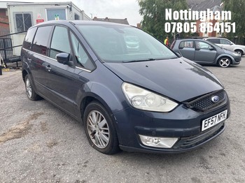 Location: Nottingham - 2007 FORD GALAXY GHIA TDCI A MPV REG: EF57NFH, Keys: No, MOT Expiry date: 28/04/2026, 1997 Diesel, 6 Speed Auto Diesel, Former Keepers: 4