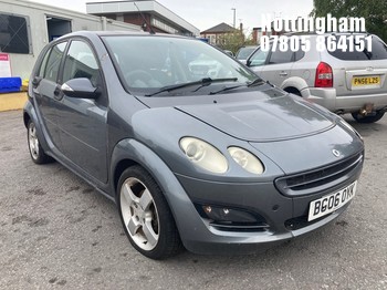 Location: Nottingham - 2006 SMART FORFOUR PASSION 5 Door Hatchback REG: BG06OYK, Keys: No, MOT Expiry date: 19/04/2024, 1124 Petrol, 5 Speed Manual Petrol, Former Keepers: 9