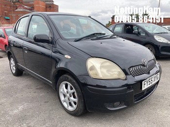 Location: Nottingham - 2005 TOYOTA YARIS COLOUR COLLECTION 5 Door Hatchback REG: FY55XYG, Keys: No, MOT Expiry date: 21/07/2027, 1299 Petrol, 5 Speed Manual Petrol, Former Keepers: 7