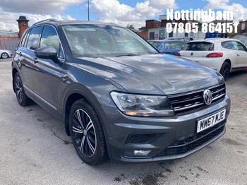 Location: Nottingham - 2018 VOLKSWAGEN TIGUAN SE NAV TDI BMT Estate REG: MM67MJE, 1968 Diesel, 6 Speed Manual Diesel, Former Keepers: 1, Keys: Yes, MOT Expiry date: 27/07/2026