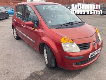 Location: Nottingham - 2005 RENAULT MODUS DYNAMIQUE 16V AUTO 5 Door Hatchback REG: ND05GPZ, Keys: No, MOT Expiry date: 07/05/2025, 1598 Petrol, 4 Speed Auto Petrol, Former Keepers: 7