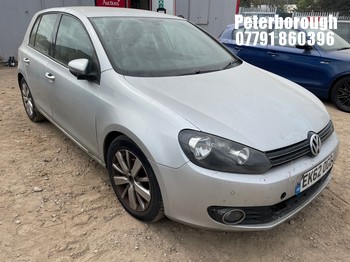 Location: Peterborough - 2012 VOLKSWAGEN GOLF MATCH TDI 5 Door Hatchback REG: EK62OGO, Keys: No, MOT Expiry date: 27/06/2025, 1598 Diesel, 5 Speed Manual Diesel, Former Keepers: 6
