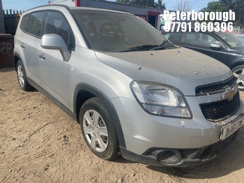 Location: Peterborough - 2012 CHEVROLET ORLANDO LS VCDI MPV REG: BJ61CNE, Keys: No, MOT Expiry date: 18/11/2025, 1998 Diesel, 6 Speed Manual Diesel, Former Keepers: 3