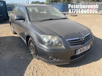 Location: Peterborough - 2006 TOYOTA AVENSIS T3-X SEMI-AUTO 4 Door Saloon REG: FN56ZCY, Keys: No, MOT Expiry date: 25/10/2025, 1794 Petrol, 4 Speed Semi Auto Petrol, Former Keepers: 5