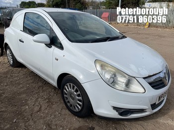 Location: Peterborough - 2009 VAUXHALL CORSA CDTI Car Derived Van REG: WP09XUB, Keys: No, MOT Expiry date: 25/06/2026, 1248 Diesel, 5 Speed Manual Diesel, Former Keepers: 5