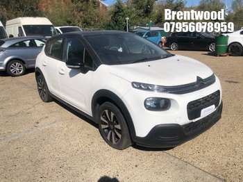 Location: Brentwood - 2019 CITROEN C3 FEEL PURETECH 5 Door Hatchback REG: EF19XFO, Keys: Yes, MOT Expiry date: 29/04/2022, 1199 Petrol, 5 Speed Manual Petrol, Former Keepers: 1