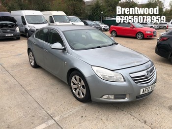 Location: Brentwood - 2012 VAUXHALL INSIGNIA SRI CDTI ECOFLEX 5 Door Hatchback REG: AF12XCM, Keys: No, MOT Expiry date: 08/08/2025, 1956 Diesel, 6 Speed Manual Diesel, Former Keepers: 3