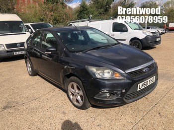Location: Brentwood - 2010 FORD FOCUS ZETEC TDCI 109 5 Door Hatchback REG: LN60YHO, Keys: No, MOT Expiry date: 03/11/2026, 1560 Diesel, 5 Speed Manual Diesel, Former Keepers: 6