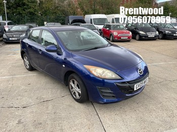 Location: Brentwood - 2009 MAZDA 3 TS D 5 Door Hatchback REG: GV09NKS, Keys: No, MOT Expiry date: 04.03.2027, 1560 Diesel, 5 Speed Manual Diesel, Former Keepers: 5