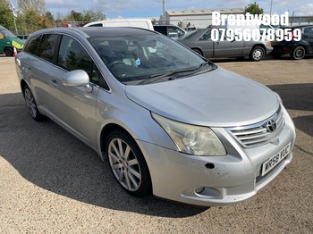 Location: Brentwood - 2009 TOYOTA AVENSIS T-SPIRIT D-4D Estate REG: WR58VUC, Keys: No, MOT Expiry date: 04/03/2026, 2231 Diesel, 6 Speed Manual Diesel, Former Keepers: 5