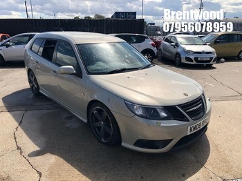 Location: Brentwood - 2008 SAAB 9-3 AERO V6 S-A Estate REG: KM08RPU, Keys: No, MOT Expiry date: 26/03/2027, 2790 Petrol, 6 Speed Semi Auto Petrol, Former Keepers: 10
