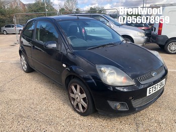 Location: Brentwood - 2008 FORD FIESTA ZETEC BLUE 80 3 Door Hatchback REG: ET57SNJ, Keys: No, MOT Expiry date: 13/05/2026, 1388 Petrol, 5 Speed Manual Petrol, Former Keepers: 5