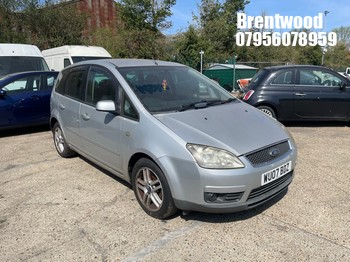 Location: Brentwood - 2007 FORD FOCUS C-MAX ZETEC MPV REG: WU07BDZ, Keys: No, MOT Expiry date: 21.04.2026, 1999 Petrol, Auto Petrol, Former Keepers: 5