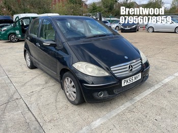 Location: Brentwood - 2006 MERCEDES A150 ELEGANCE SE CVT 5 Door Hatchback REG: PK55NHY, Keys: No, MOT Expiry date: 09/06/2025, 1498 Petrol, Variable Speed Auto Petrol, Former Keepers: 4