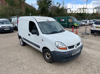 Location: Brentwood - 2005 RENAULT KANGOO SL19DCI 80 Panel Van REG: DN05PFG, Keys: No, MOT Expiry date: 10/01/2025, 1461 Diesel, 5 Speed Manual Diesel, Former Keepers: 5