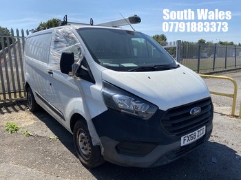 Location: South Wales - 2018 FORD TRANSIT CUSTOM 300 BASE Panel Van REG: FX68ZCO, 1995 Diesel, 6 Speed Manual Diesel, Former Keepers: 2, Keys: No, MOT Expiry date: 03/03/2025