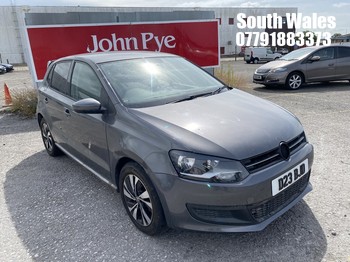 Location: South Wales - 2011 VOLKSWAGEN POLO SE TDI 75 5 Door Hatchback REG: D23BJD, 1199cc Diesel, 5 Speed Manual Diesel, Former Keepers: 7, Keys: No, MOT: Expiry date22/07/2026