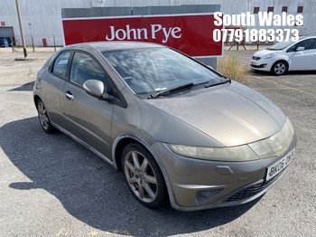 Location: South Wales - 2006 HONDA CIVIC SPORT I-CTDI 5 Door Hatchback REG: BK06ONT, Keys: No, MOT Expiry date: 27/02/2026, 2204 Diesel, 6 Speed Manual Diesel, Former Keepers: 6