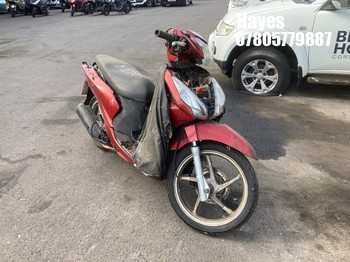 NOTE: ATF Registered Buyers ONLY - Location: Hayes - 2018 HONDA NSC 110 MPDH Motorcycle REG: KM18UYZ, Keys: No, MOT Expiry date: 22/08/2024, 108 Petrol, Automatic, Former Keepers: 5