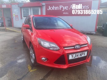Location: Hull - 2014 FORD FOCUS TITANIUM 5 DOOR HATCHBACK REG: YJ14NPV, 1596cc PETROL, AUTOMATIC PETROL, Former Keepers: 3, Keys: Yes, MOT Expiry date: 23/11/2026