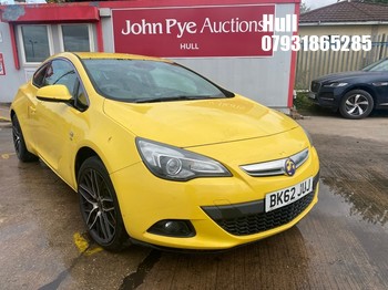 Location: Hull - 2012 VAUXHALL ASTRA GTC SRI TURBO 3 Door Hatchback REG: BK62JUJ, Keys: No, MOT Expiry date: 10/03/2026, 1598 Petrol, 6 Speed Manual Petrol, Former Keepers: 7