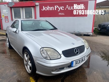 Location: Hull - 2000 MERCEDES SLK 320 AUTO Convertible REG: X131BLE, Keys: No, MOT Expiry date: 21/06/2027, 3199 Petrol, 5 Speed Auto Petrol, Former Keepers: 7