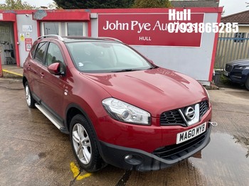 Location: Hull - 2010 NISSAN QASHQAI N-TEC + 2 DCI 5 Door Hatchback REG: MA60MYB, Keys: No, MOT Expiry date: 29/07/2026, 1461 Diesel, 6 Speed Manual Diesel, Former Keepers: 5