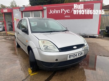 Location: Hull - 2004 FORD FIESTA LX 3 Door Hatchback REG: RY04XSN, Keys: No, MOT Expiry date: 03/07/2026, 1242 Petrol, 5 Speed Manual Petrol, Former Keepers: 8