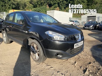 Location: Leeds - 2013 NISSAN QASHQAI ACENTA DCI 5 Door Hatchback REG: KR63XVJ, Keys: No, MOT Expiry date: 20-02-2026, 1461 Diesel, 6 Speed Manual Diesel, Former Keepers: 7