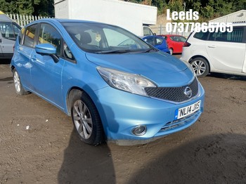 Location: Leeds - 2014 NISSAN NOTE TEKNA DCI MPV REG: NL14JXS, Keys: No, MOT Expiry date: 14-06-2026, 1461 Diesel, 5 Speed Manual Diesel, Former Keepers: 5