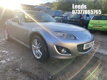 Location: Leeds - 2010 MAZDA MX-5 I ROADSTER SE Convertible REG: SN10GYE, Keys: No, MOT Expiry date: 10-09-2025, 1798 Petrol, 5 Speed Manual Petrol, Former Keepers: 5