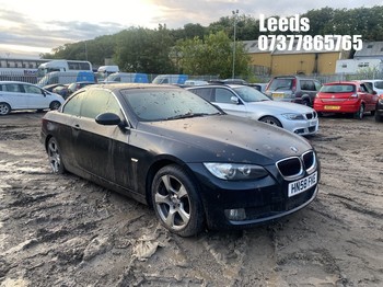 Location: Leeds - 2008 BMW 320I SE AUTO Convertible REG: HN58FKE, Keys: No, MOT Expiry date: 10-09-2025, 2000 Petrol, 6 Speed Auto Petrol, Former Keepers: 5